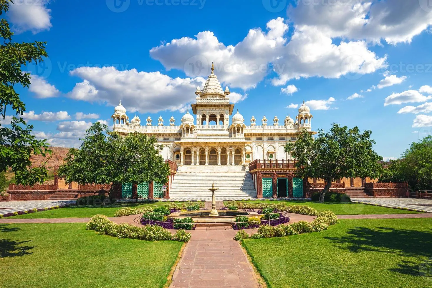 Jaswant Thada, the white marble royal memorial